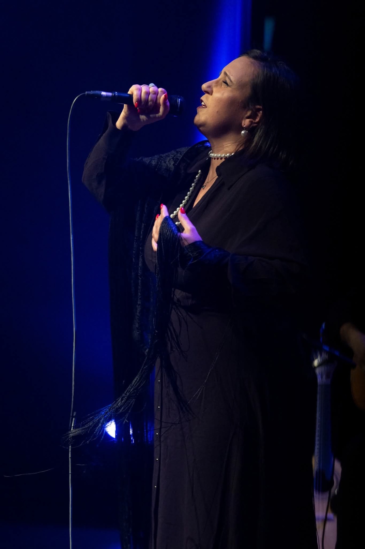 Vanessa Alves em concerto.